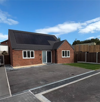 A completed Gates Homes development