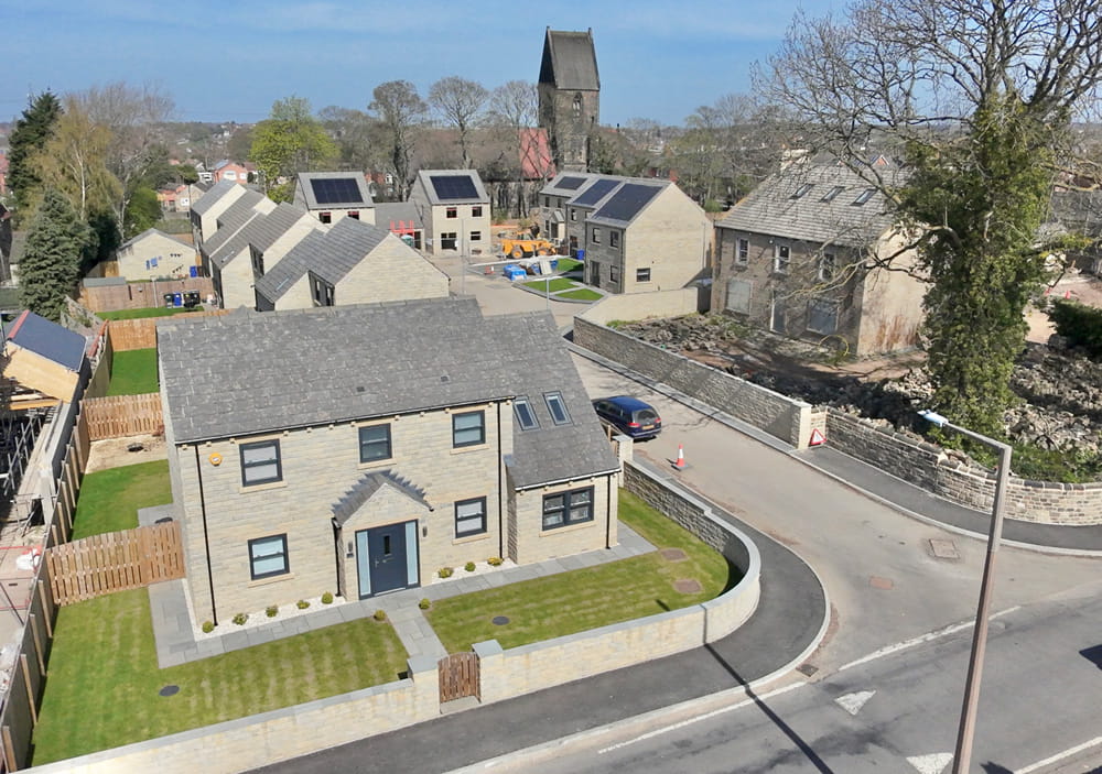 Exterior of Spring Farm Court development in Carlton